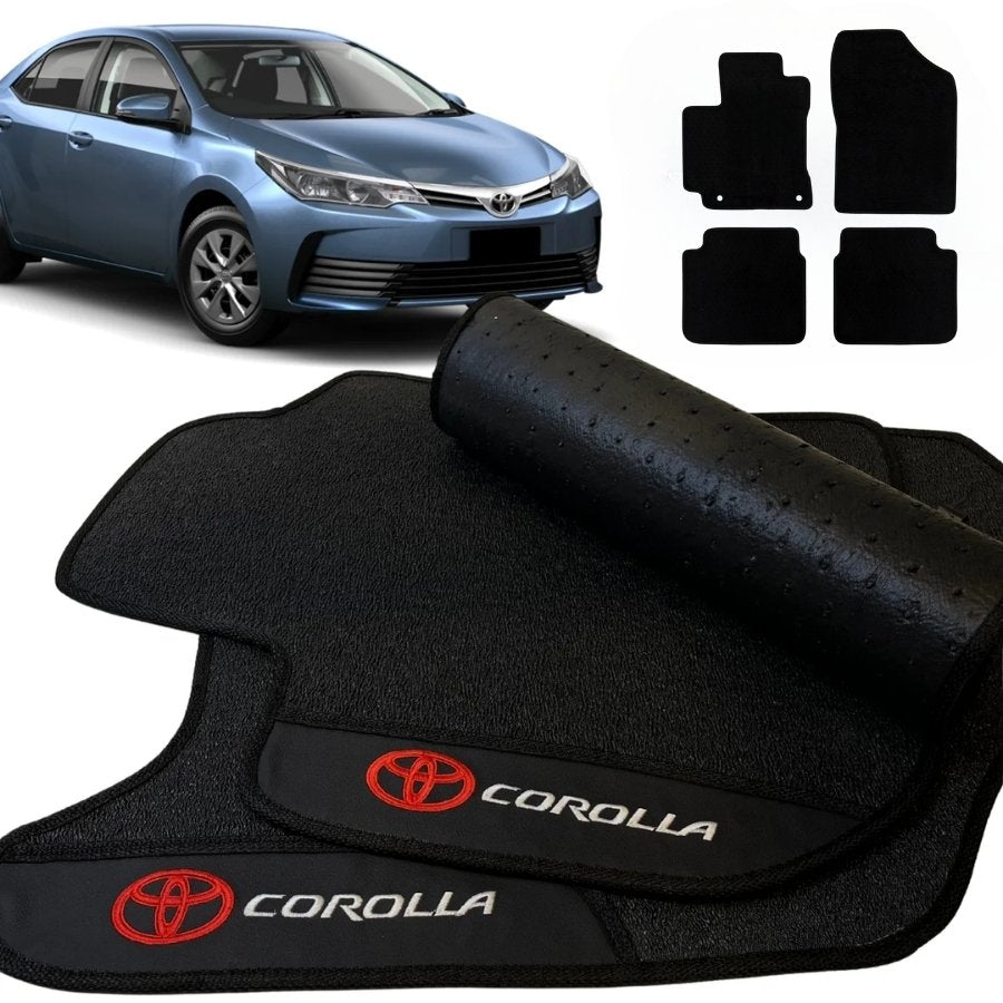 ALFOMBRA GOMA PREMIUM COROLLA 2018 A 2019 4 PIEZAS