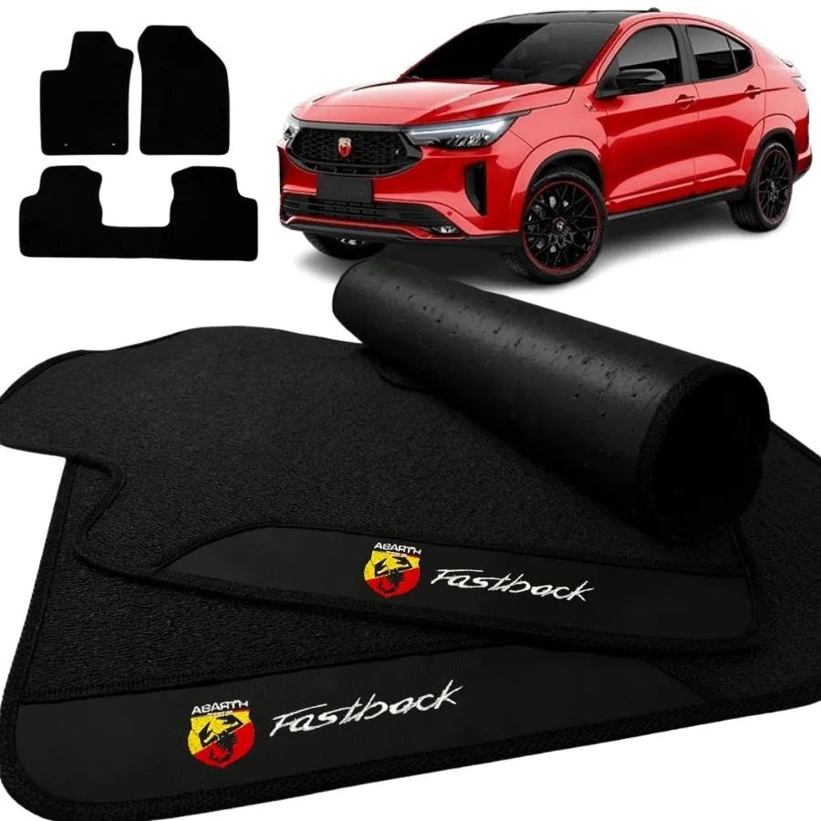 ALFOMBRA GOMA PREMIUM FASTBACK ABARTH 2022 A 2026 3 PIEZAS