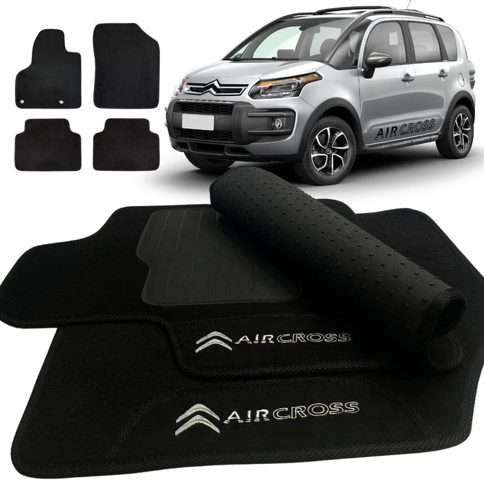 ALFOMBRA CITROEN AIRCROSS 2010 A 2020 NEGRO 4 PIEZAS