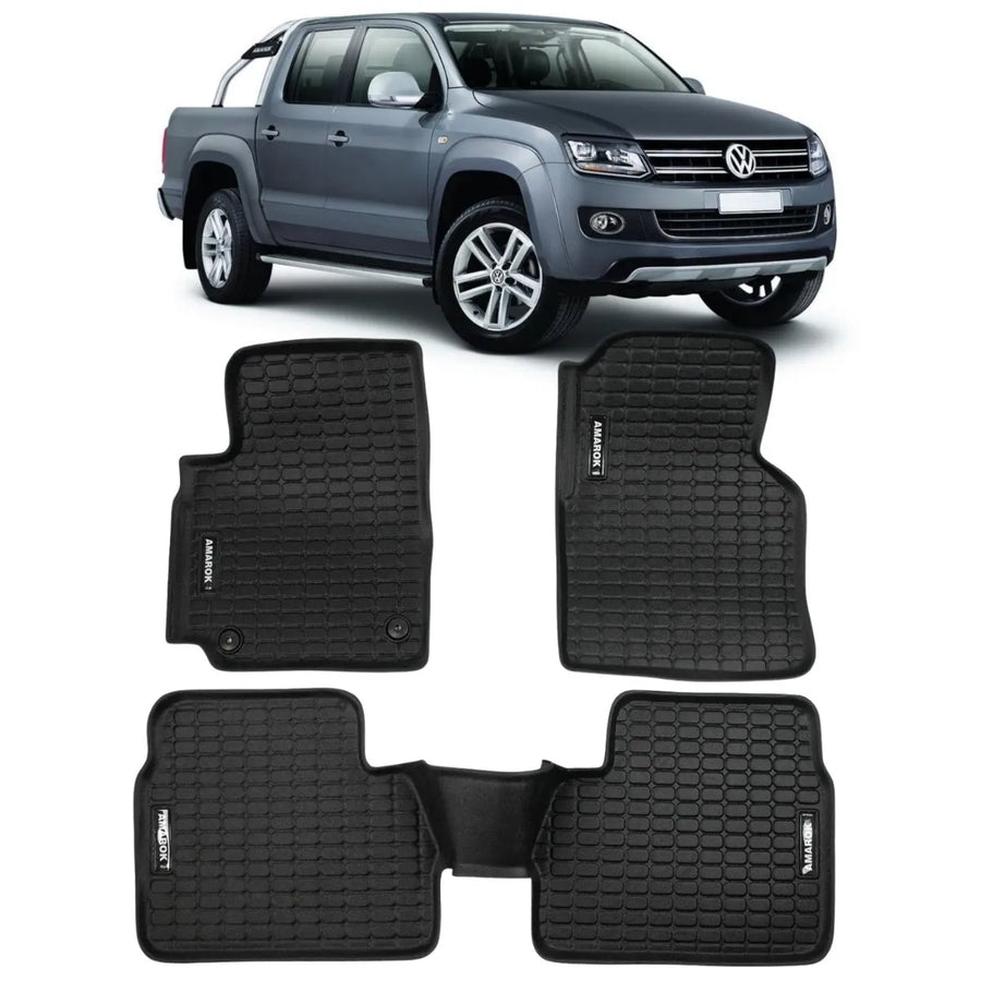 ALFOMBRA TIPO BANDEJA PREMIUM AMAROK 2011 A 2024 JUEGO COMPLETO