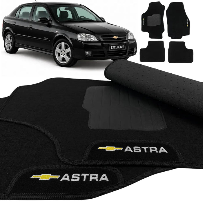 ALFOMBRA NEGRO ASTRA 1997 A 2014 4 PIEZAS