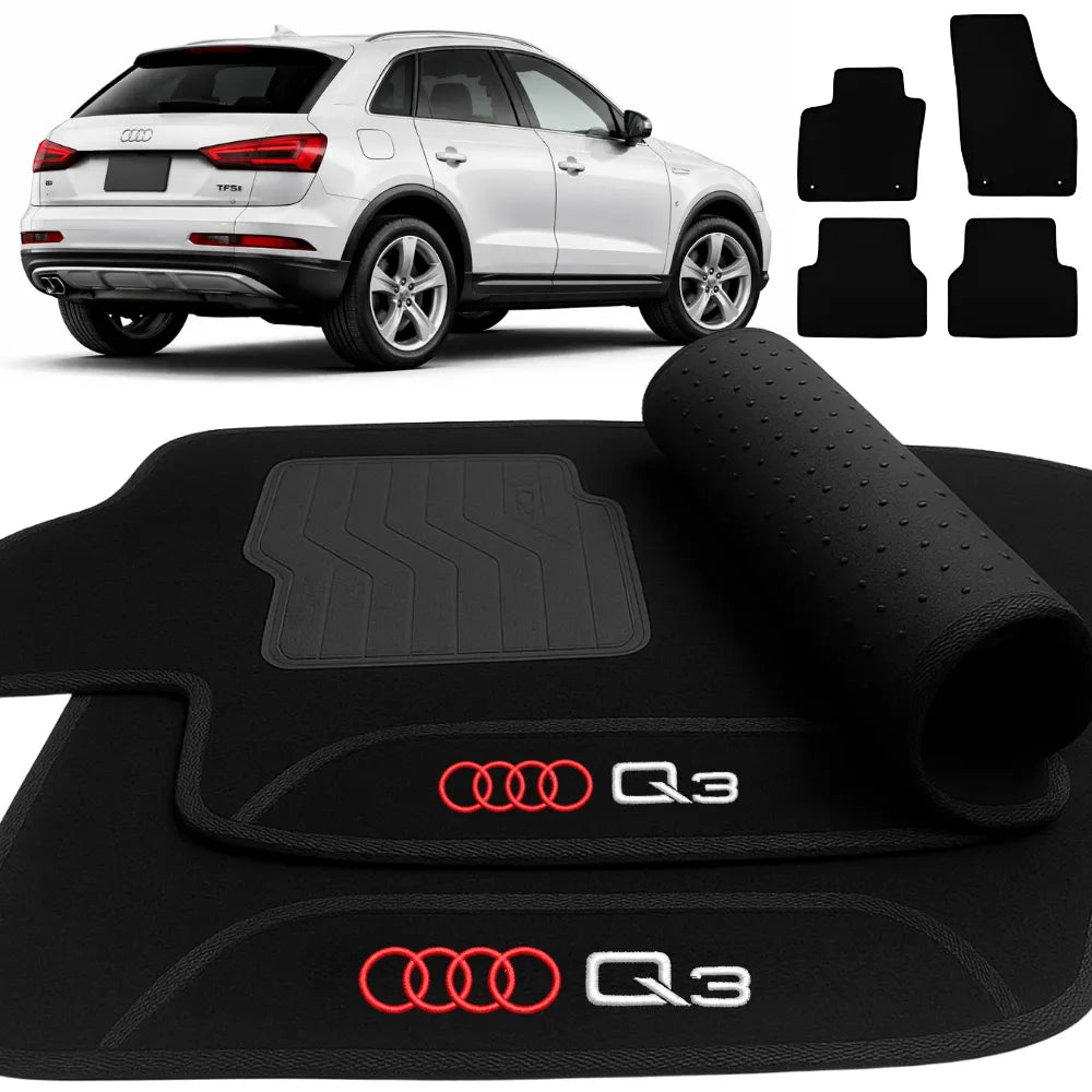 ALFOMBRA NEGRO AUDI Q3 2011 A 2018 4 PIEZAS
