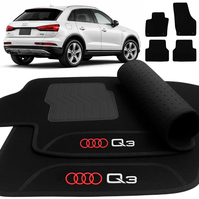 ALFOMBRA NEGRO AUDI Q3 2011 A 2018 4 PIEZAS