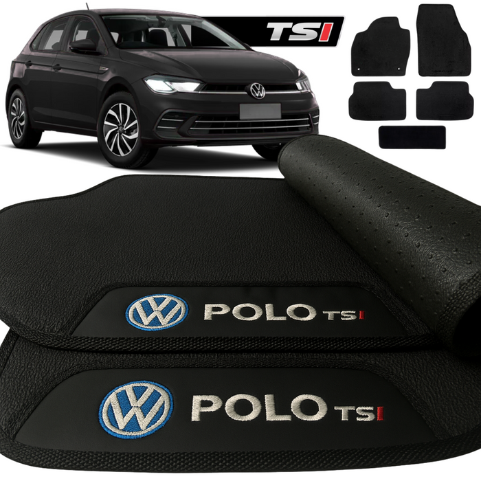 ALFOMBRA GOMA PREMIUM POLO TSI 2018 A 2025 5 PIEZAS
