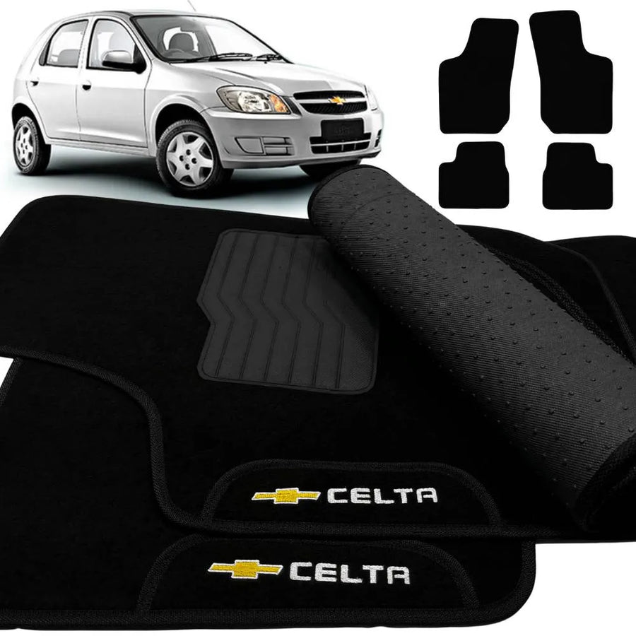 ALFOMBRA CELTA 2000 A 2014 NEGRO 4 PIEZAS