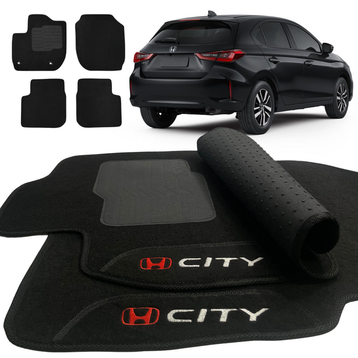 ALFOMBRA NEW CITY HATCH 2022 A 2026 BORDADO 4 PIEZAS