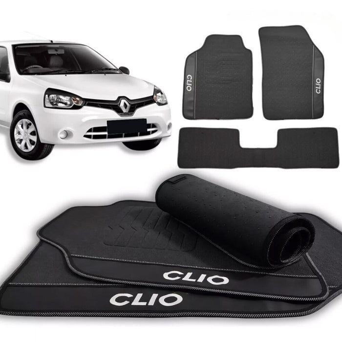 ALFOMBRA GOMA PREMIUM CLIO 2012 A 2016 3 PIEZAS