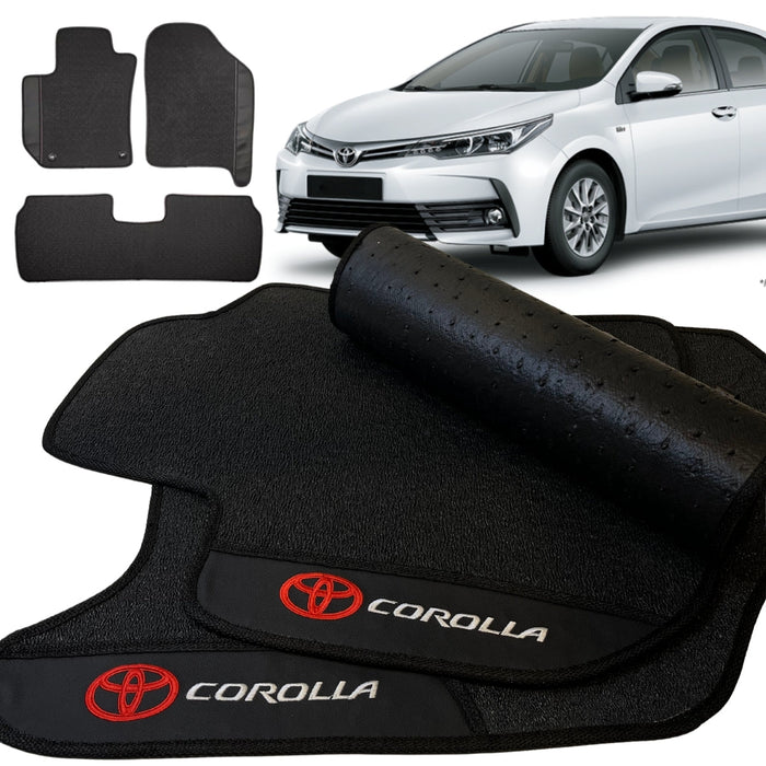 ALFOMBRA GOMA PREMIUM COROLLA 2009 A 2017 3 PIEZAS