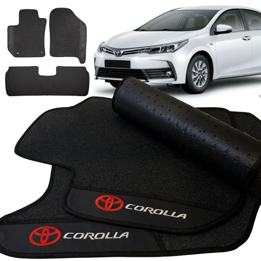 ALFOMBRA GOMA PREMIUM COROLLA 2009 A 2017 3 PIEZAS