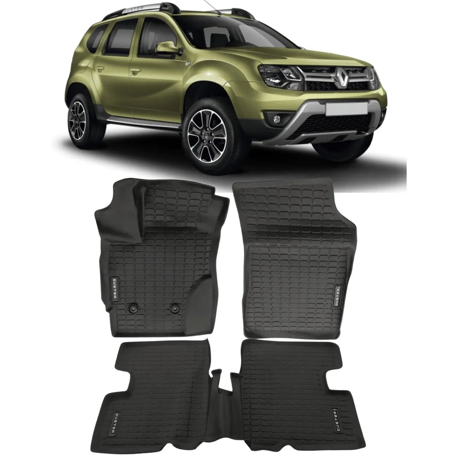 ALFOMBRA TIPO BANDEJA PREMIUM DUSTER 2021 A 2024 JUEGO COMPLETO