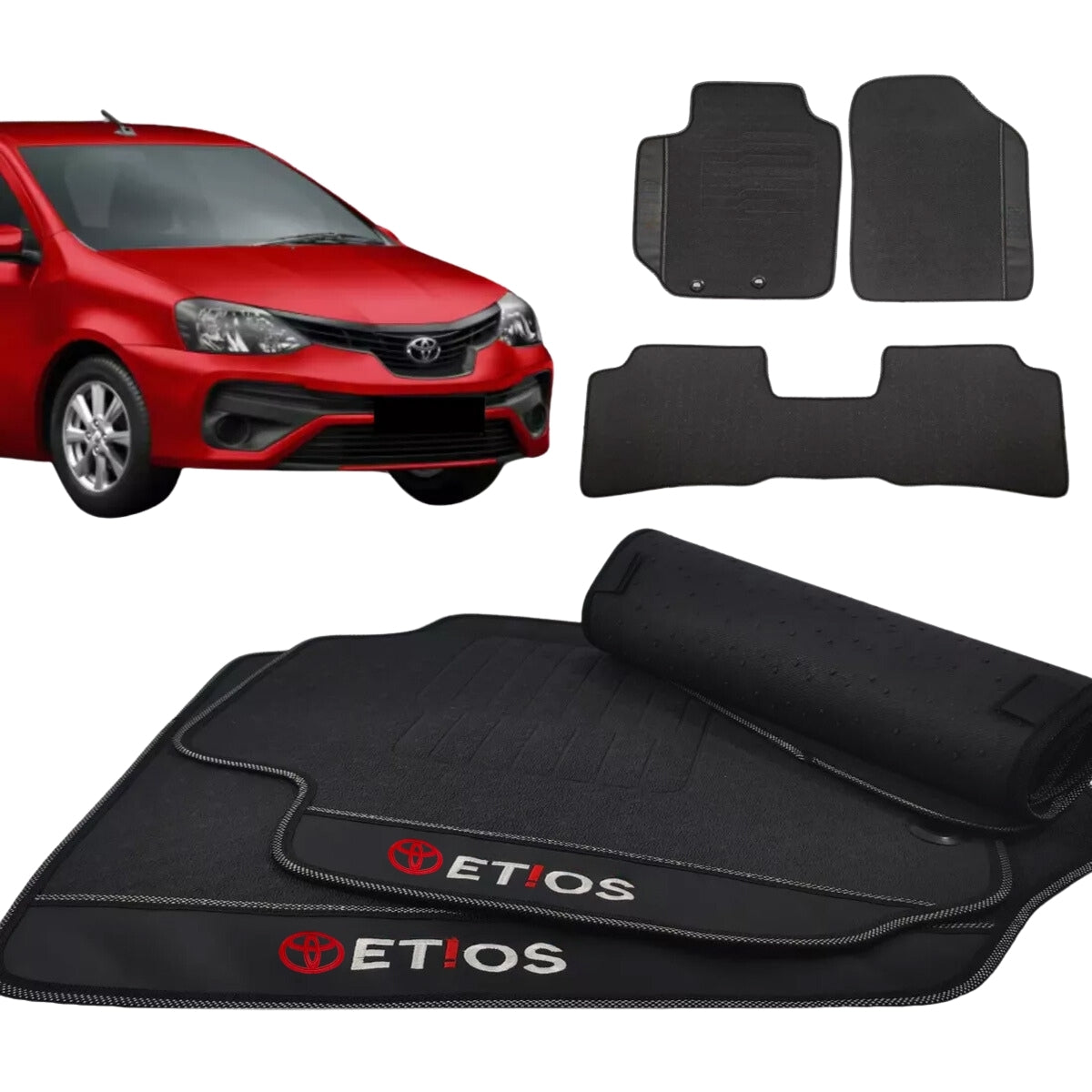 ALFOMBRA GOMA PREMIUM ETIOS HATCH 2010 A 2024