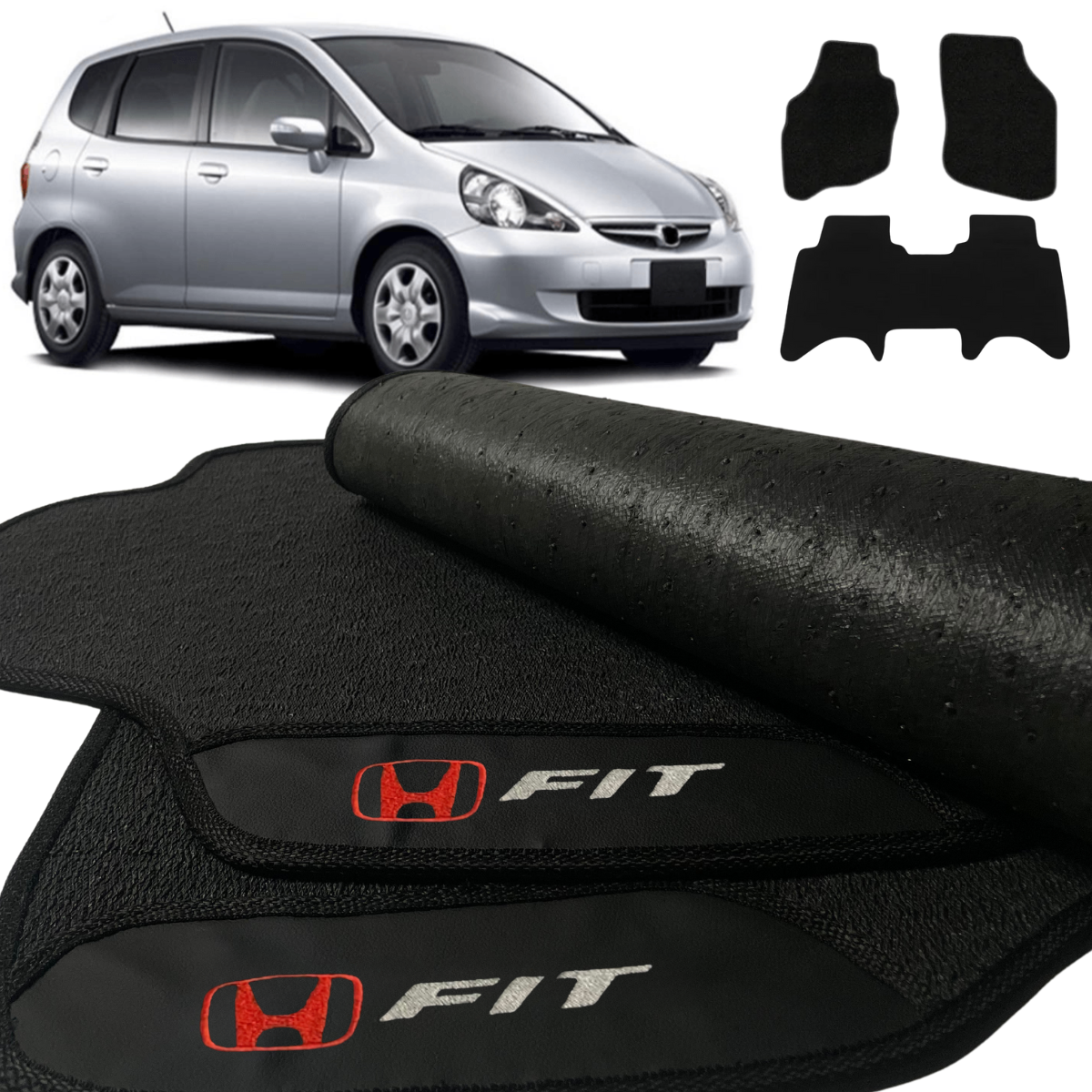 ALFOMBRA GOMA PREMIUM FIT 2004 A 2008 3 PIEZAS