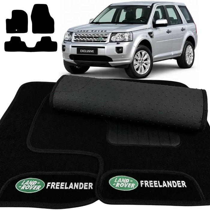 ALFOMBRA NEGRO FREELANDER 2 2007 A 2015 3 PIEZAS