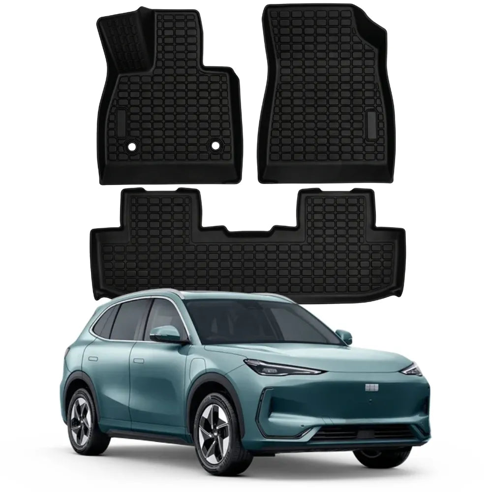 ALFOMBRA BANDEJA PREMIUM GEELY EX5 2025 A 2026 - JUEGO COMPLETO