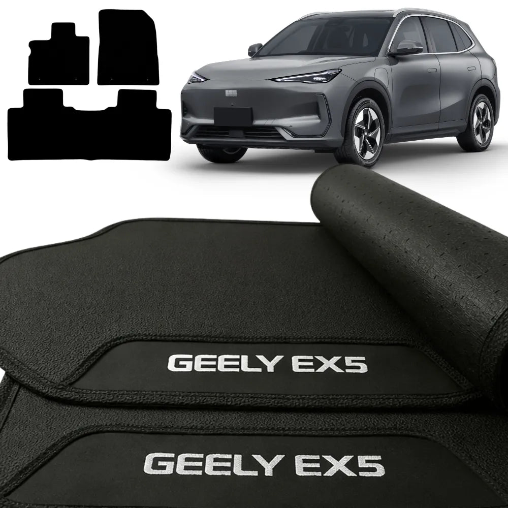ALFOMBRA GOMA PREMIUM GEELY EX5 2025 A 2026 3 PIEZAS