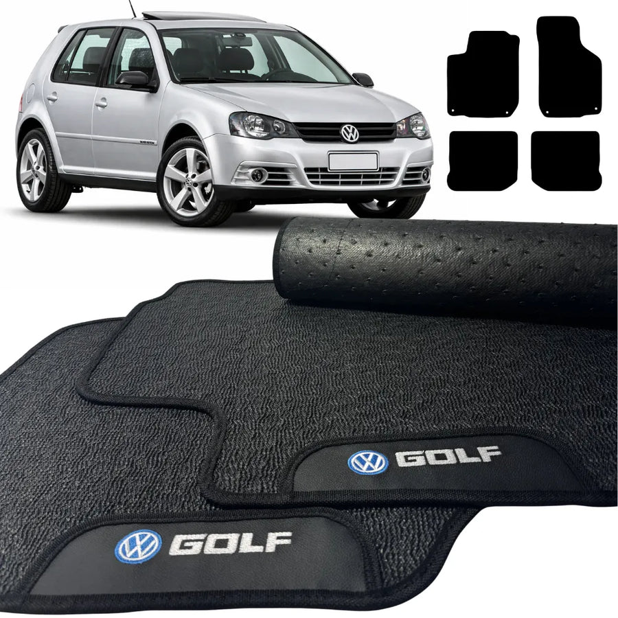 ALFOMBRAS GOMA PREMIUM GOLF 1999 A 2013 4 PIEZAS