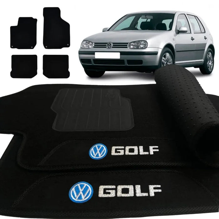 ALFOMBRA GOLF 1999 A 2007 NEGRO 4 PIEZAS