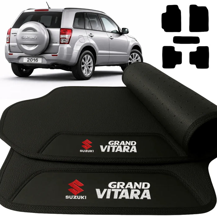 ALFOMBRAS GOMA PREMIUM GRAND VITARA 2008 A 2016 5 PIEZAS