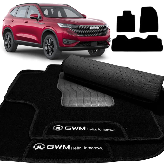 ALFOMBRA NEGRO HAVAL H6 2023 A 2027 3 PIEZAS