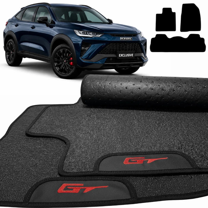 ALFOMBRAS GOMA PREMIUM HAVAL H6 GT 2023 A 2027 3 PIEZAS