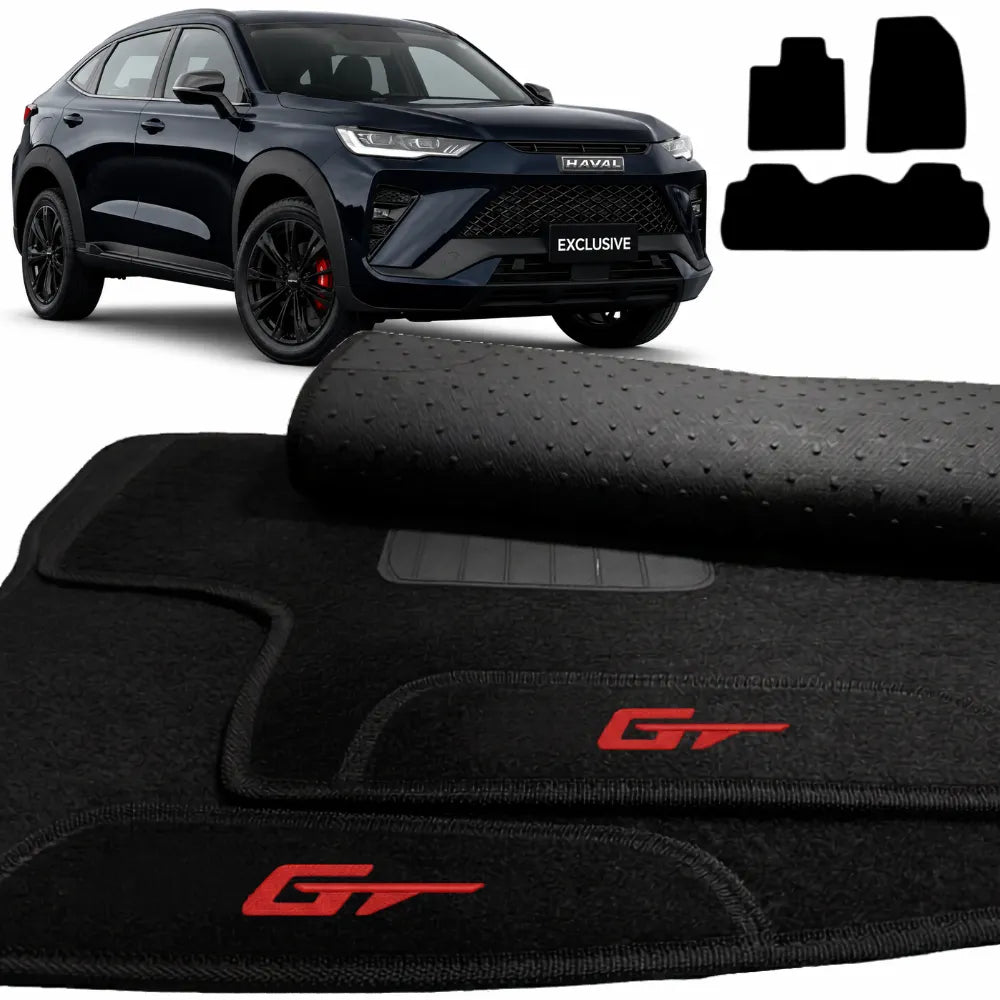 ALFOMBRA NEGRO HAVAL H6 GT 2023 A 2027 3 PIEZAS