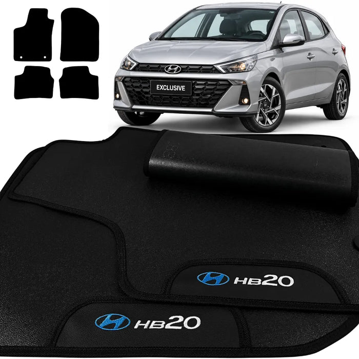 ALFOMBRA GOMA PREMIUM HB20 2020 A 2026 4 PIEZAS