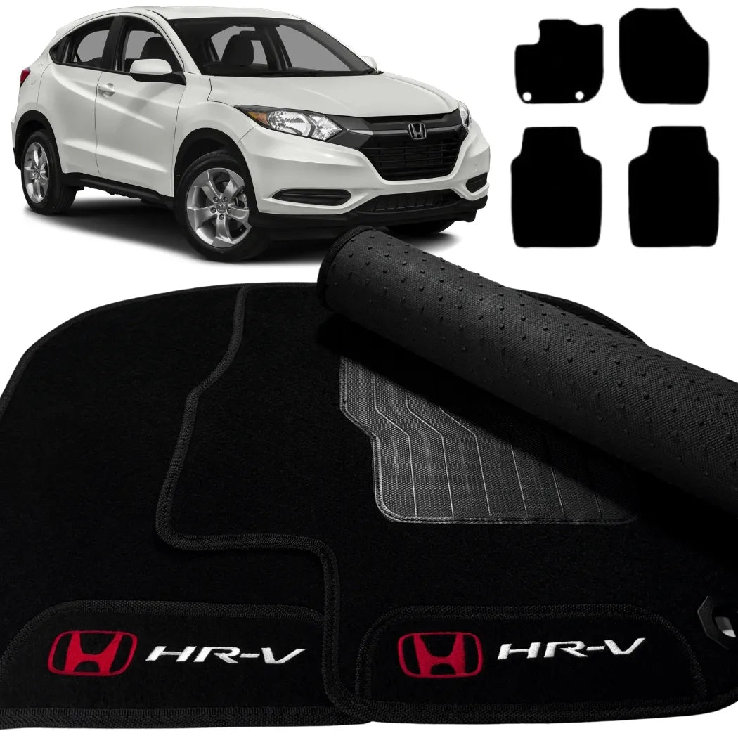 ALFOMBRA NEGRO HR-V 2015 A 2021 4 PIEZAS