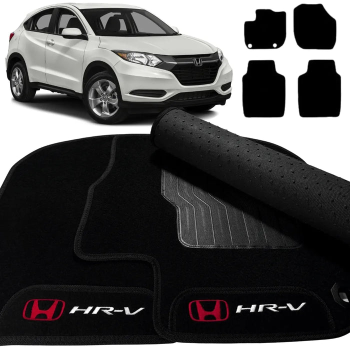 ALFOMBRA NEGRO HR-V 2015 A 2021 4 PIEZAS