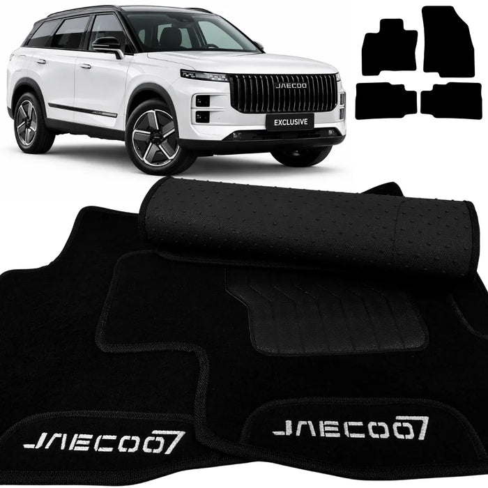 ALFOMBRA NEGRO JAECOO 7 2025 A 2026 4 PIEZAS