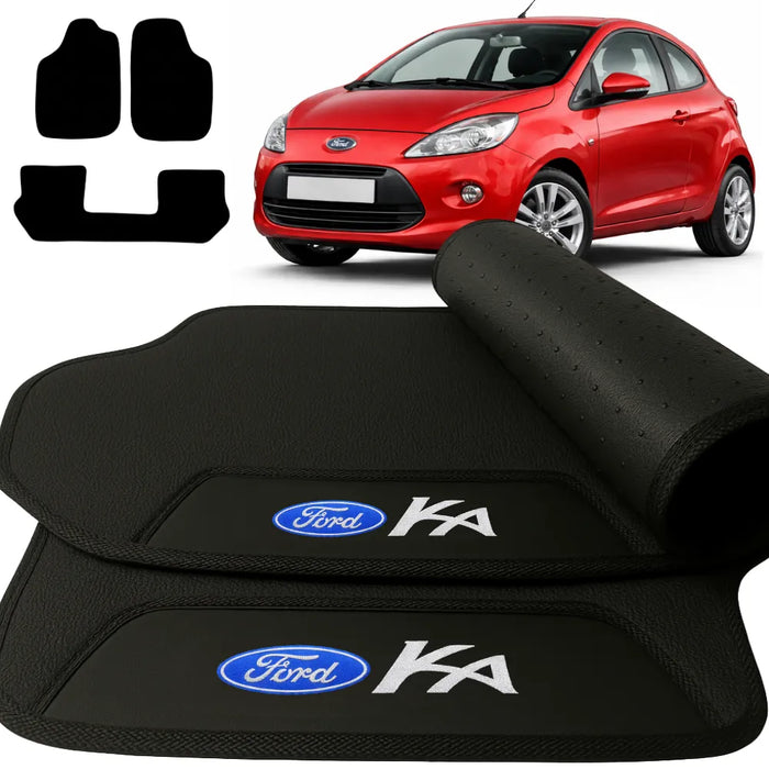 ALFOMBRA GOMA PREMIUM FORD KA 1996 A 2013 3 PIEZAS