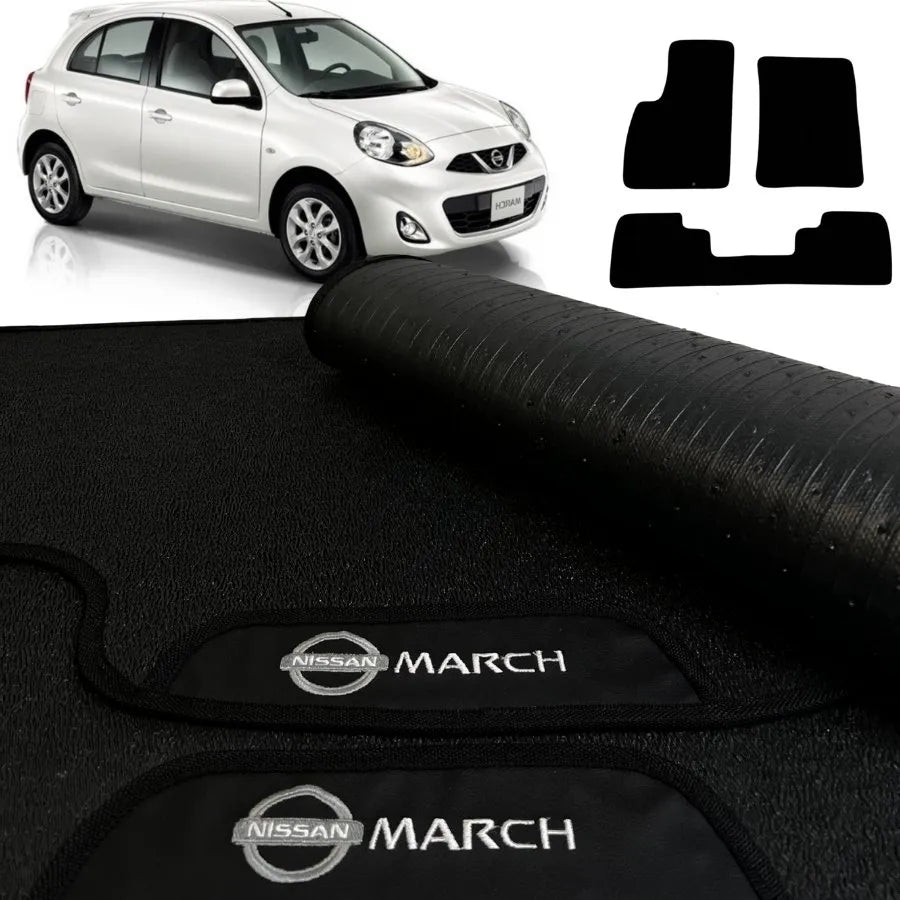 ALFOMBRA GOMA PREMIUM MARCH 2011 A 2015 3 PIEZAS