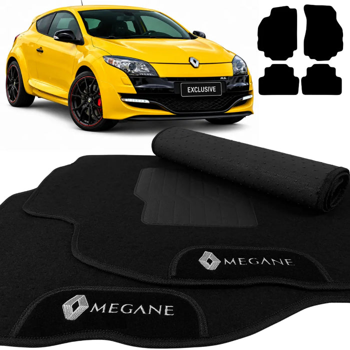 ALFOMBRA NEGRO MEGANE 2007 A 2013 4 PIEZAS
