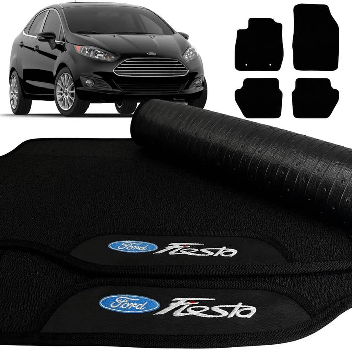 ALFOMBRA GOMA PREMIUM NEW FIESTA 2015 A 2024 4 PIEZAS