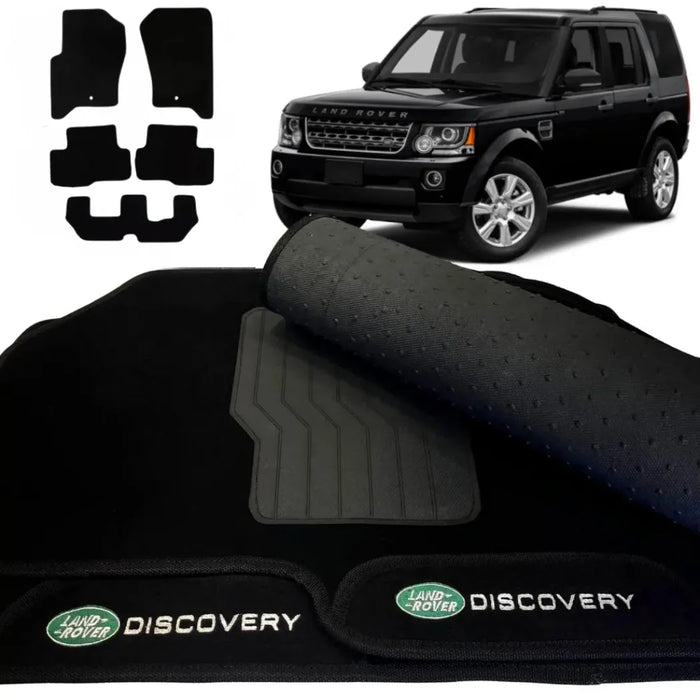 ALFOMBRA DISCOVERY 7L 2010 A 2016 NEGRO 4 PIEZAS