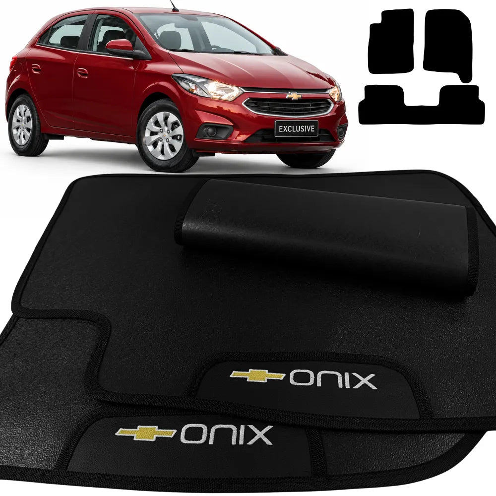 ALFOMBRA GOMA PREMIUM ONIX 2012 A 2019 3 PIEZAS
