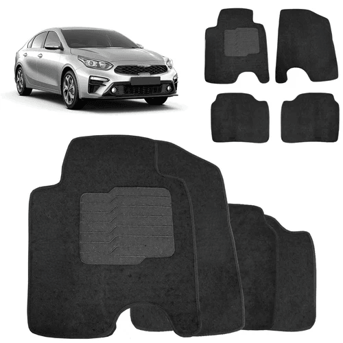 ALFOMBRA KIA CERATO 2014 A 2019 NEGRO 4 PIEZAS