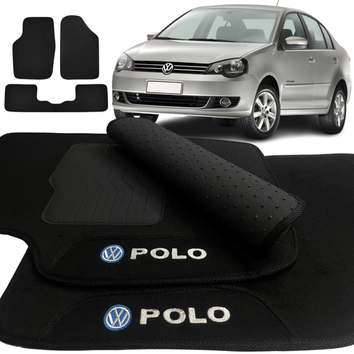 ALFOMBRA POLO HATCH/SEDAN 2003 A 2015 NEGRO 3 PIEZAS