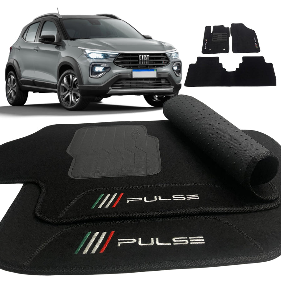 ALFOMBRA NEGRO PULSE 2022 A 2026 3 PIEZAS