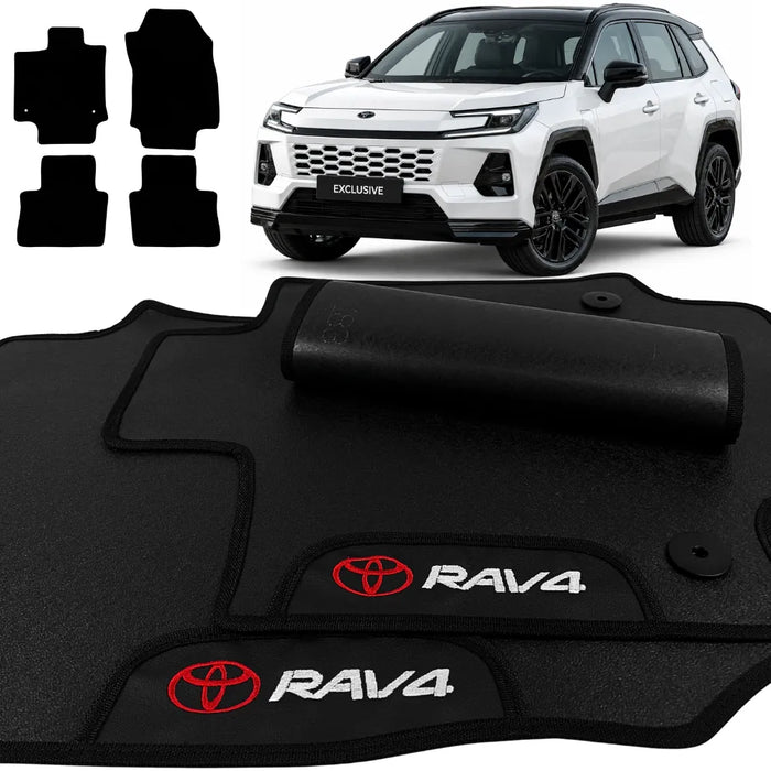 ALFOMBRAS GOMA PREMIUM TOYOTA RAV4 2019 A 2026 4 PIEZAS