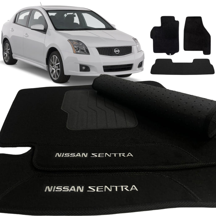 ALFOMBRA SENTRA 2007 A 2013 NEGRO 3 PIEZAS