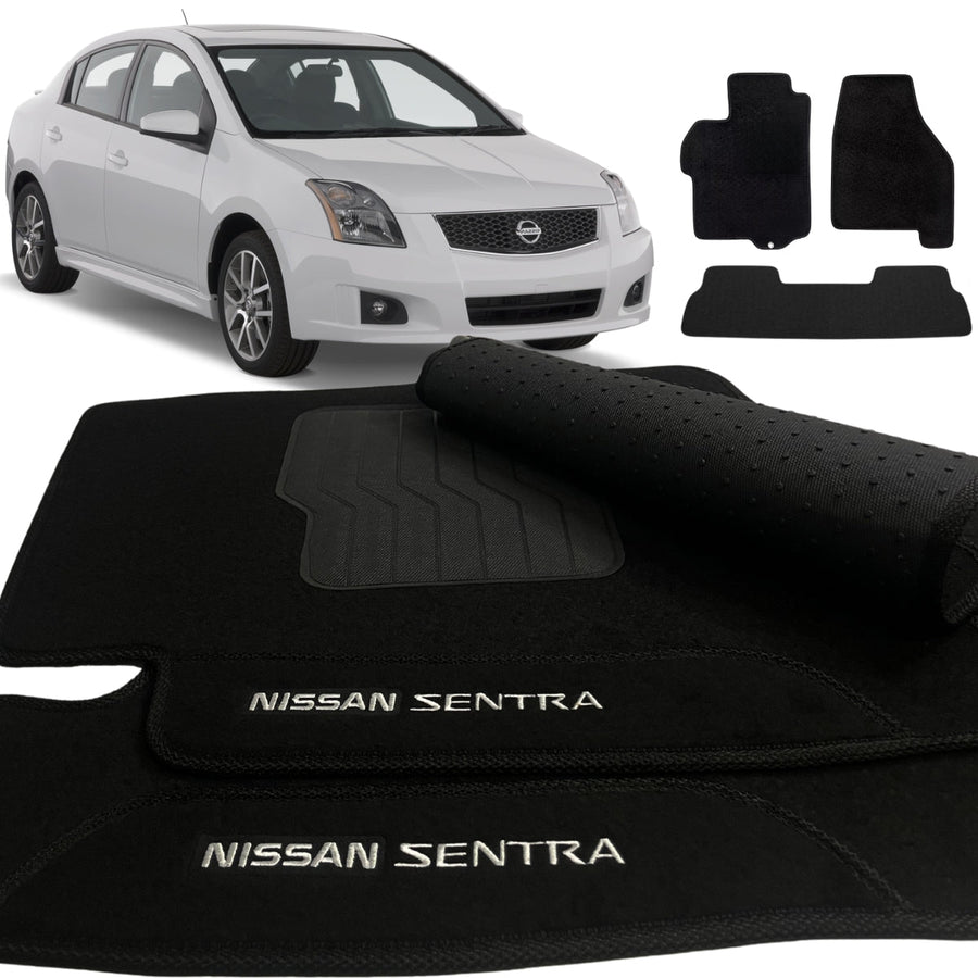 ALFOMBRA SENTRA 2007 A 2013 NEGRO 3 PIEZAS