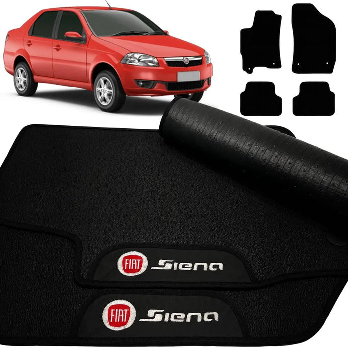 ALFOMBRA GOMA PREMIUM SIENA 2012 A 2021 4 PIEZAS