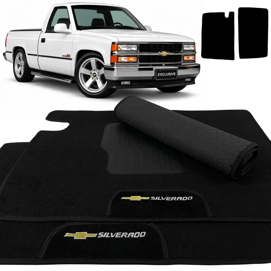 ALFOMBRA NEGRO SILVERADO 1997 A 2002 2 PIEZAS