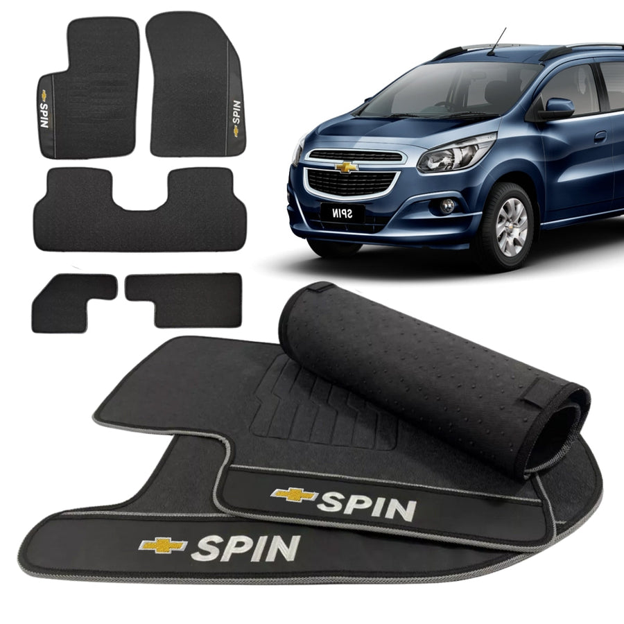 ALFOMBRA GOMA PREMIUM SPIN 2018 A 2025 5 PIEZAS