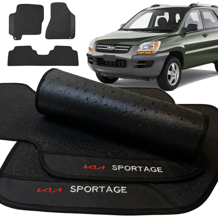 ALFOMBRA GOMA PREMIUM SPORTAGE 2004 A 2010 3 PIEZAS