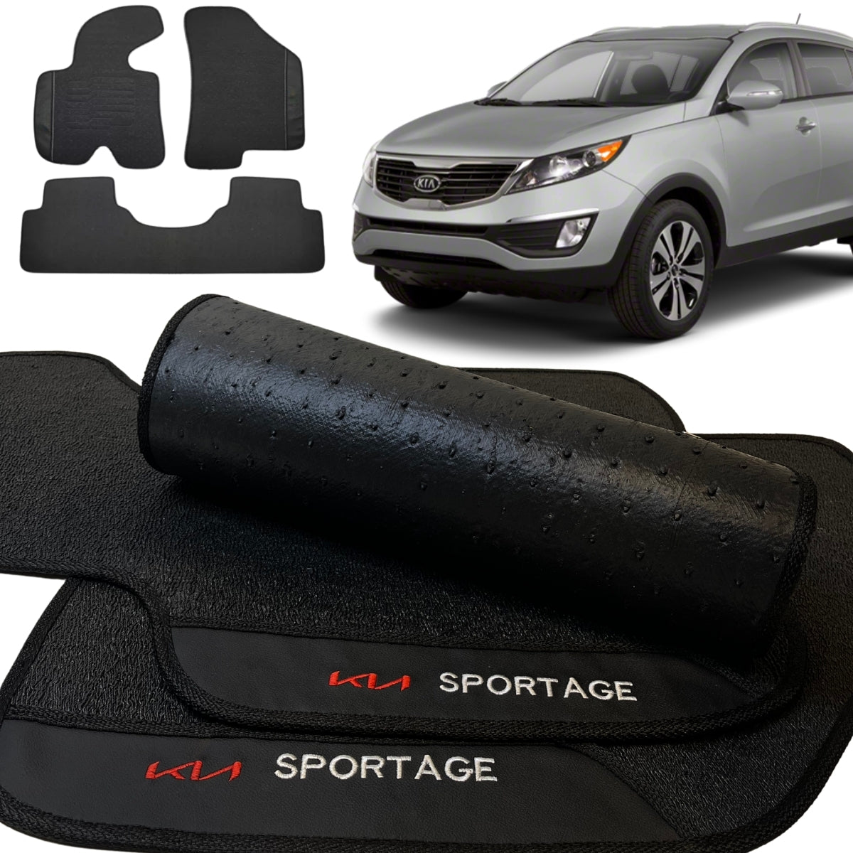 ALFOMBRA GOMA PREMIUM SPORTAGE 2011 A 2015 3 PIEZAS