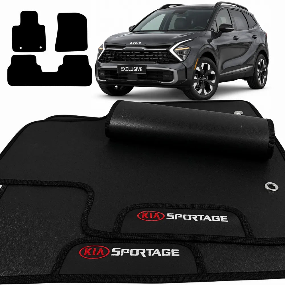 ALFOMBRA GOMA PREMIUM SPORTAGE 2016 A 2024 3 PIEZAS