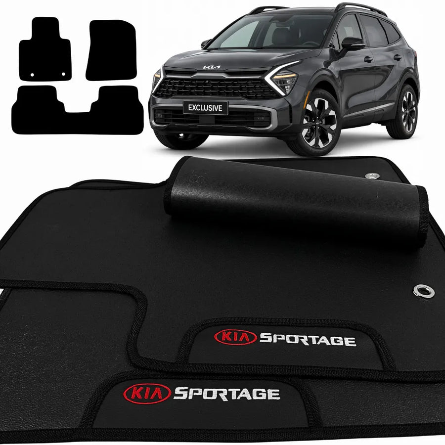 ALFOMBRA GOMA PREMIUM SPORTAGE 2016 A 2024 3 PIEZAS