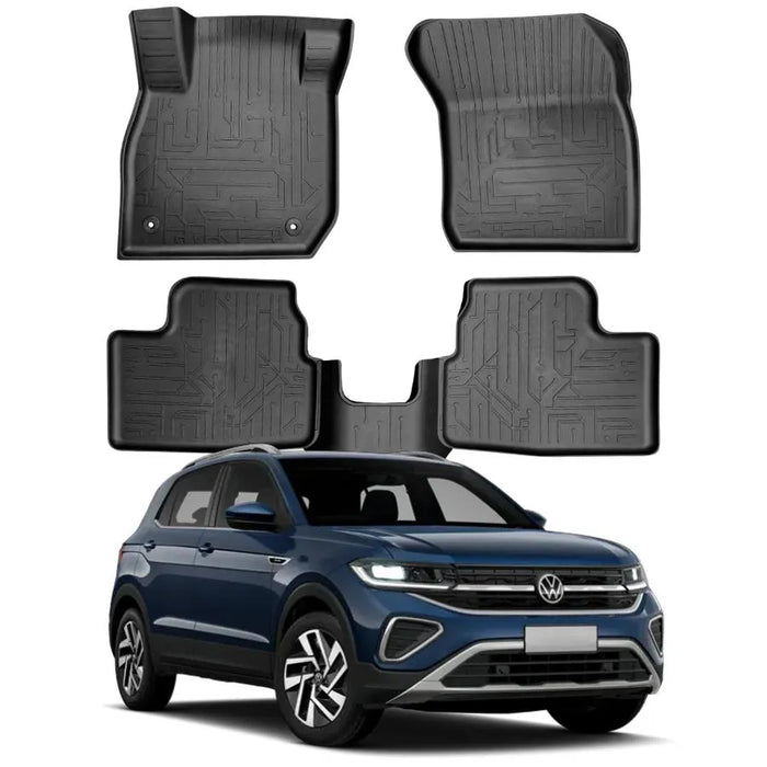 ALFOMBRA BANDEJA T-CROSS 2018 A 2024 NEGRO 5 PIEZAS