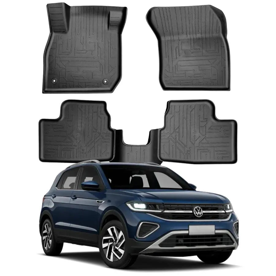 ALFOMBRA BANDEJA T-CROSS 2018 A 2024 NEGRO 5 PIEZAS